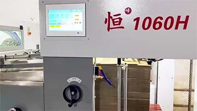 Automatic Flatbed Die Cutting and Creasing Machine with Stripping Unit